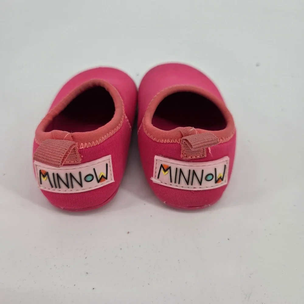 Minnow Kids Pink Slip On Water Shoes Aqua Socks Size US 7 AU 6